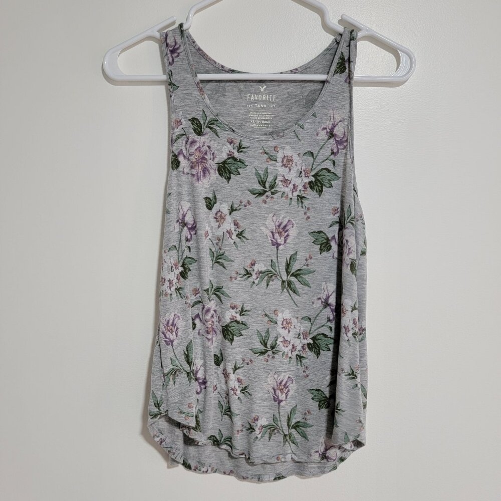 American Eagle Favorite Floral Tank Top X-Small